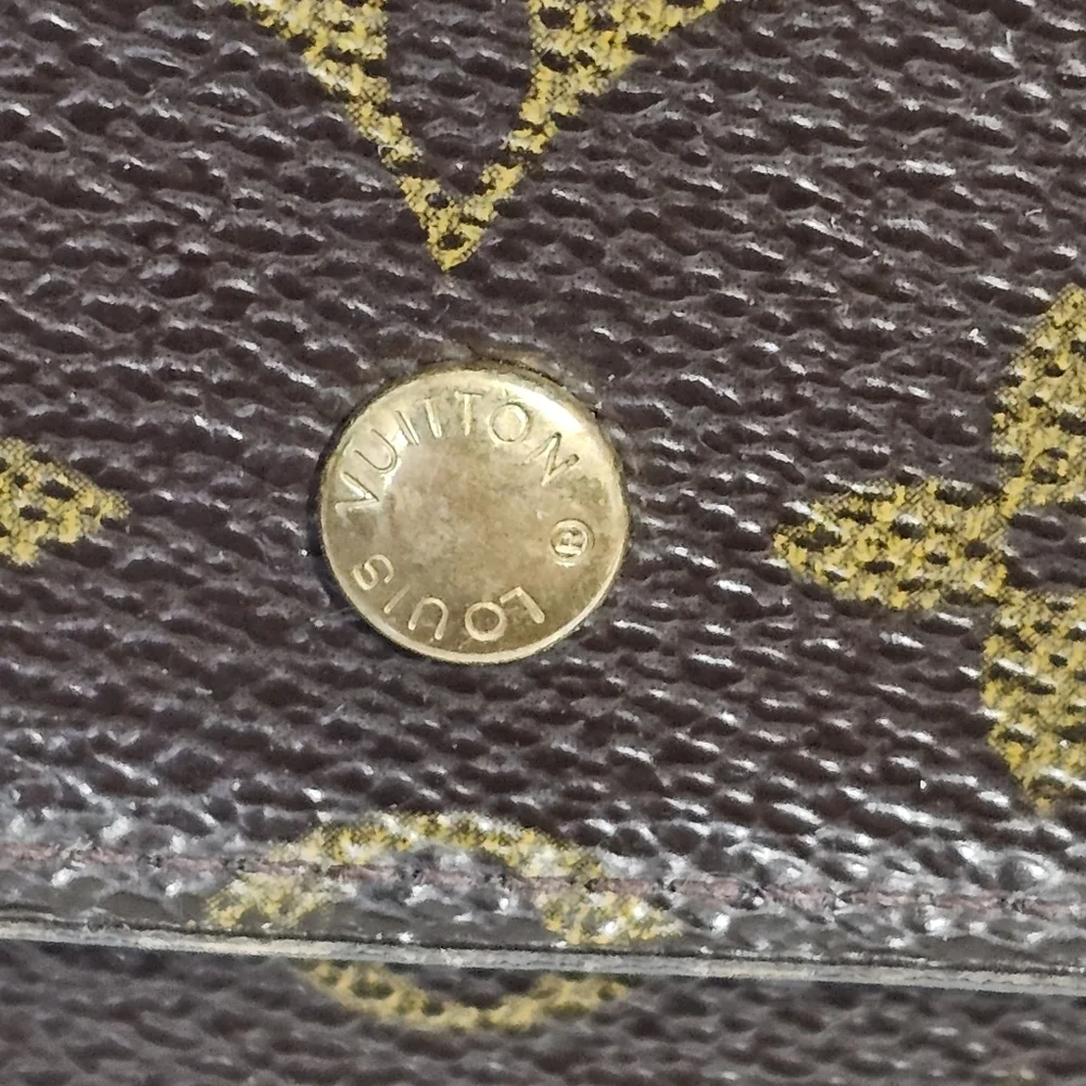 Louise Vuitton Vintage 2001 Brown Monogram Canvas Porte Tresor Long Wallet - Picture 12 of 16